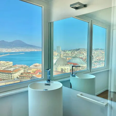 Alma De Monte Di Dio - Luxury Loft With Sea View 那不勒斯
